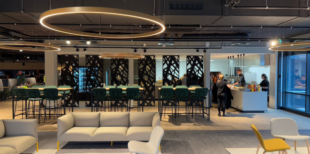 Kantine in Almelo in gebruik