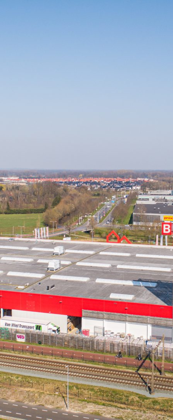 Dronefotografie Bauhaus Hengelo fotografie