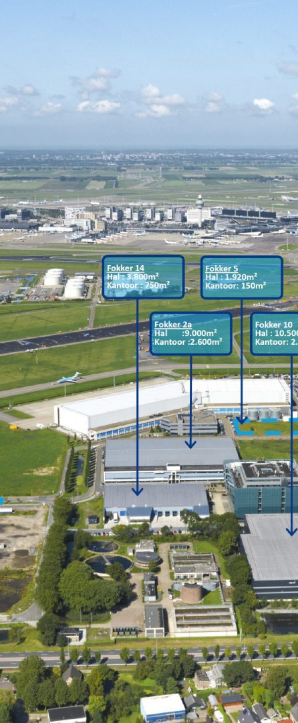 Systabo Luchtfoto ontwikkelingen Fokker Logistics