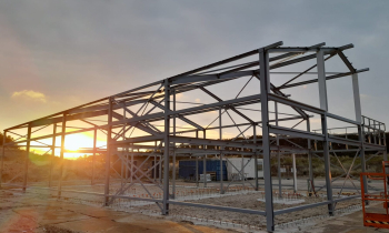 Voortgang van bouw van reddingsbrigade sintmaartenszee