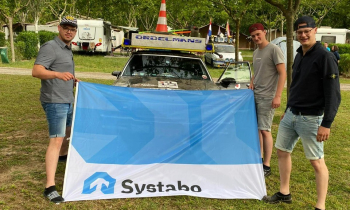 Reisverslag Carbage Run jongens spanddoek 
