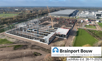 Bouwupdate luchtfoto Brainport Bouw Oirschot 