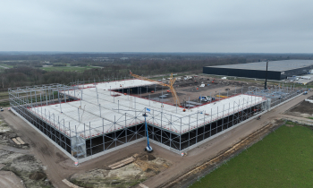 Luchtfoto december 2025 voortgang Westfields 