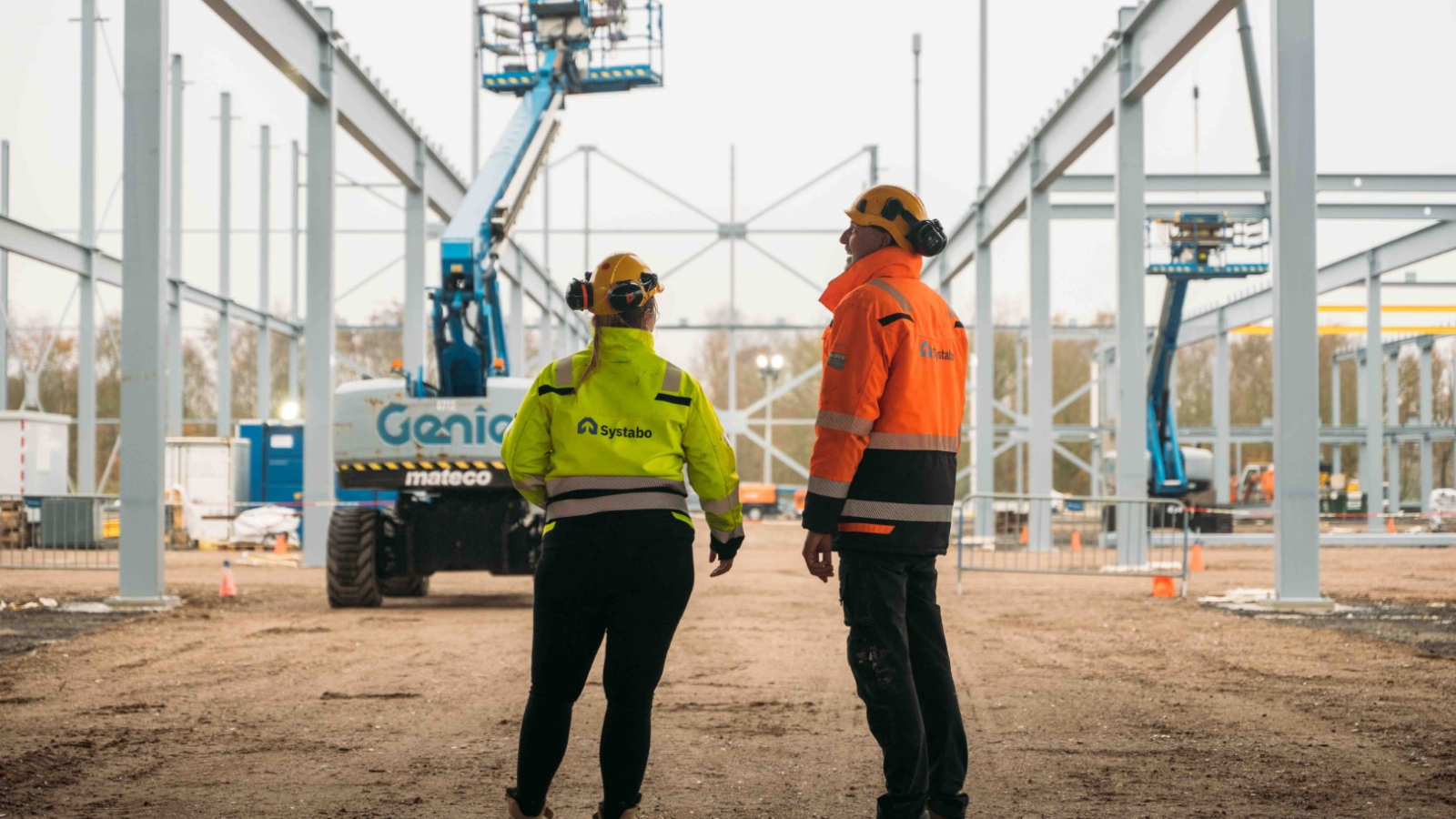 Wij zijn makers. Makers van ruimte die werkt. Bouwplaats. 