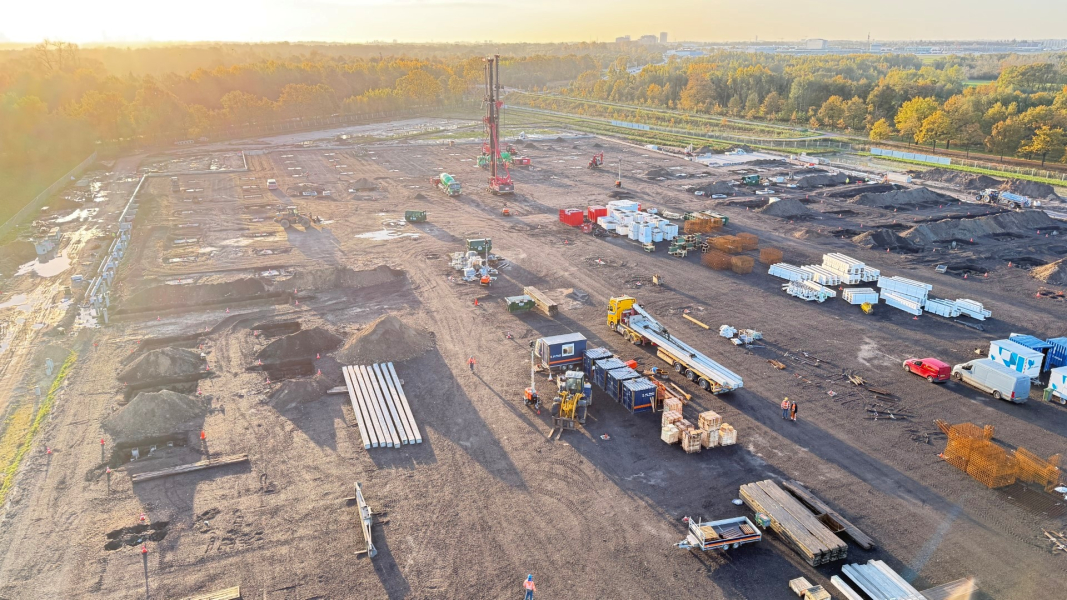 Voortgang op de bouw bij Westfields III in Oirschot oktober 2025