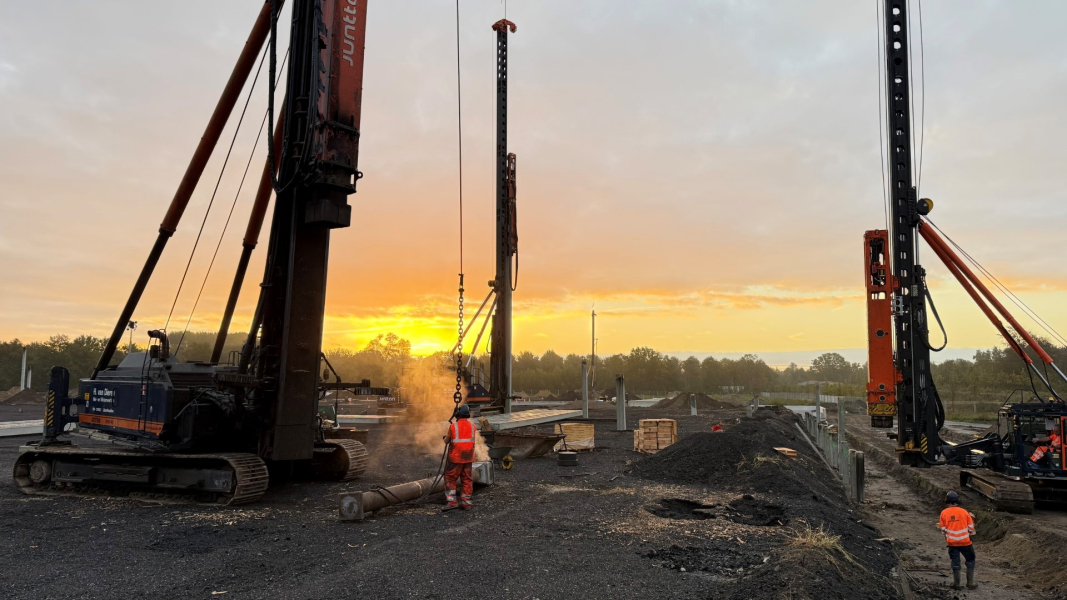 Voortgang op de bouw bij Westfields III in Oirschot oktober 2025