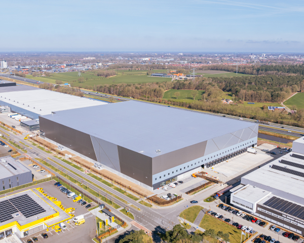Systabo hoogbouwmagazijn Almelo dronefotografie