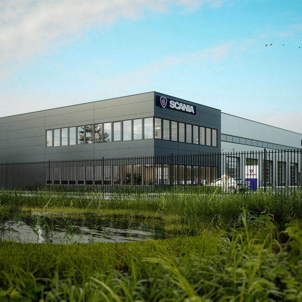 Rendertekening Scania Groningen 